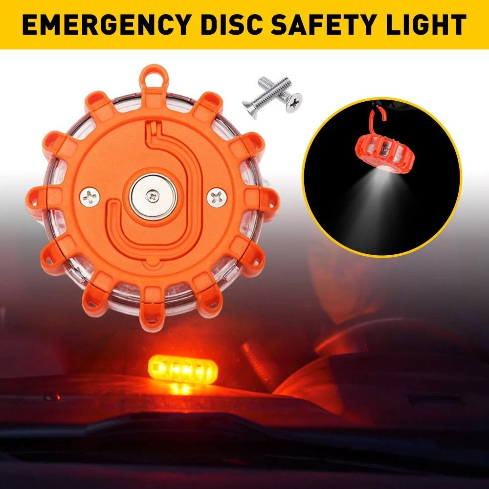 LED Magnetic Light Beacon for Universal Vehicles (Emergency Hazard Strobe)