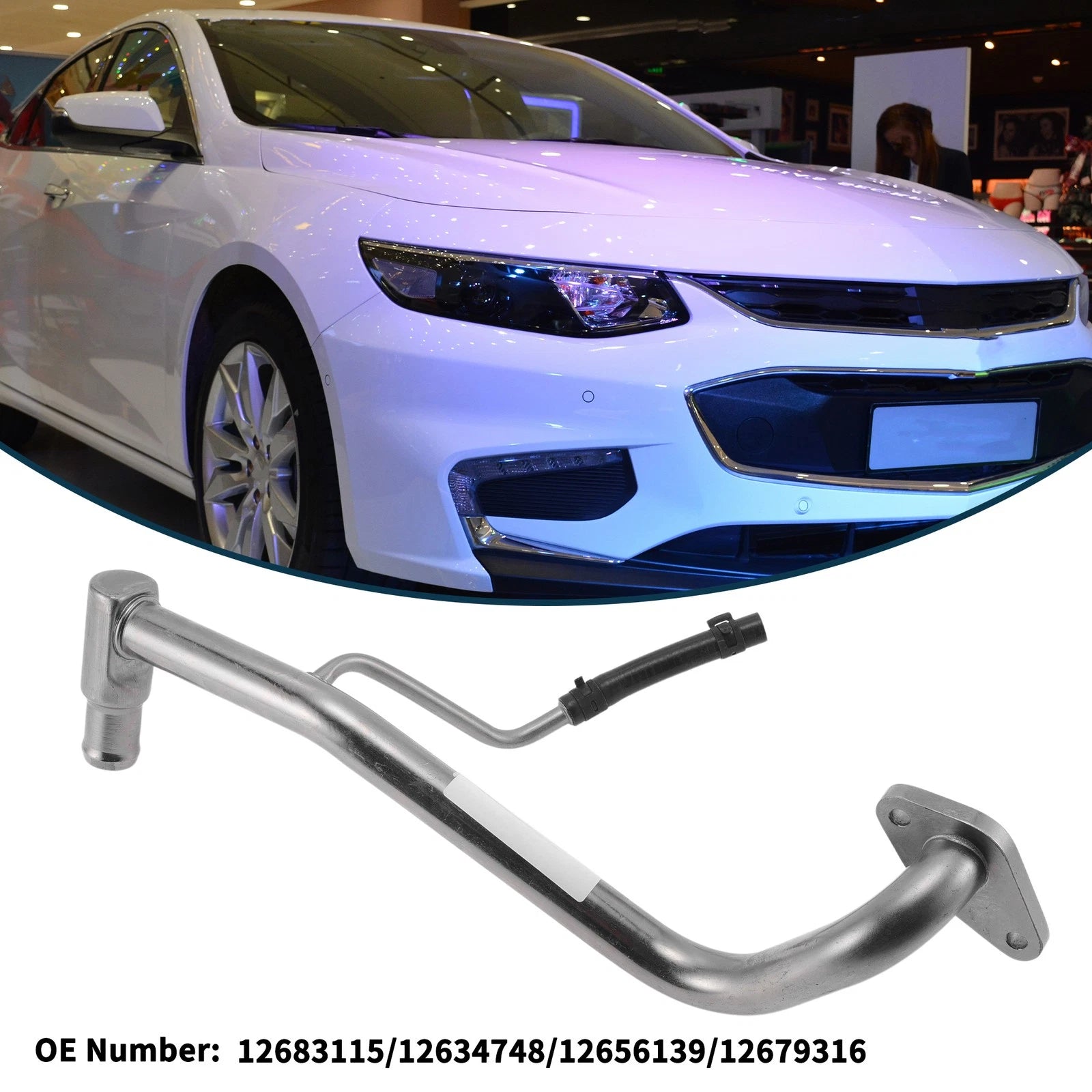 Radiator Hose for Chevrolet Malibu 2.0L (2013–2022) OE 12683115/12634748