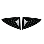 Glossy Black ABS Rear Window Louver Cover Trim for Tesla Model Y (2020-2023)