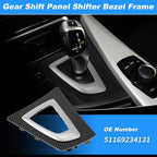 Carbon Fiber Pattern Gear Shift Panel Bezel Frame for BMW F30 F31 F32 F33 F34 (2012-2019)