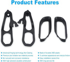 Set of 2 Black Front Tow Hooks with Hardware for Ram 1500 (2019–2022) 68272944AB