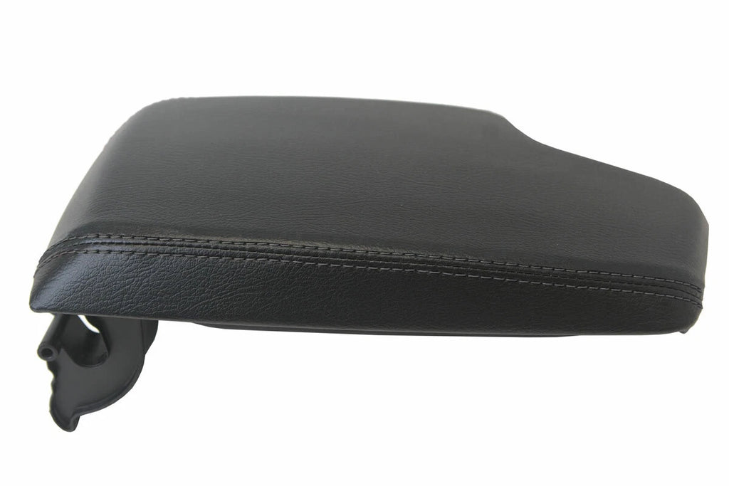 Leather Center Console Lid Armrest Cover for BMW F30 (2014–2018) Black