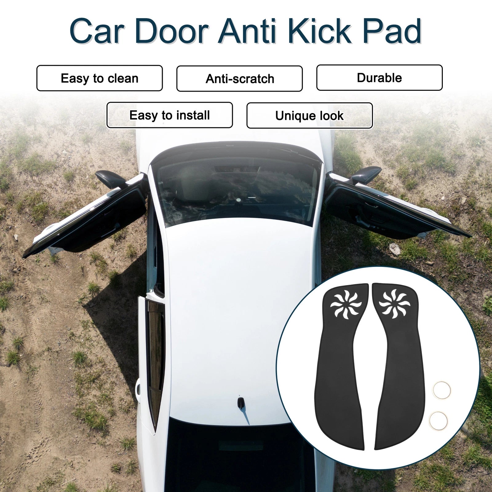 Set of 1 Car Door Anti Kick Pad Sticker Protector for Buick GL8 (2017)