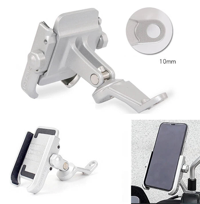 Universal Motorcycle Phone Holder for Bike Handlebar Clip