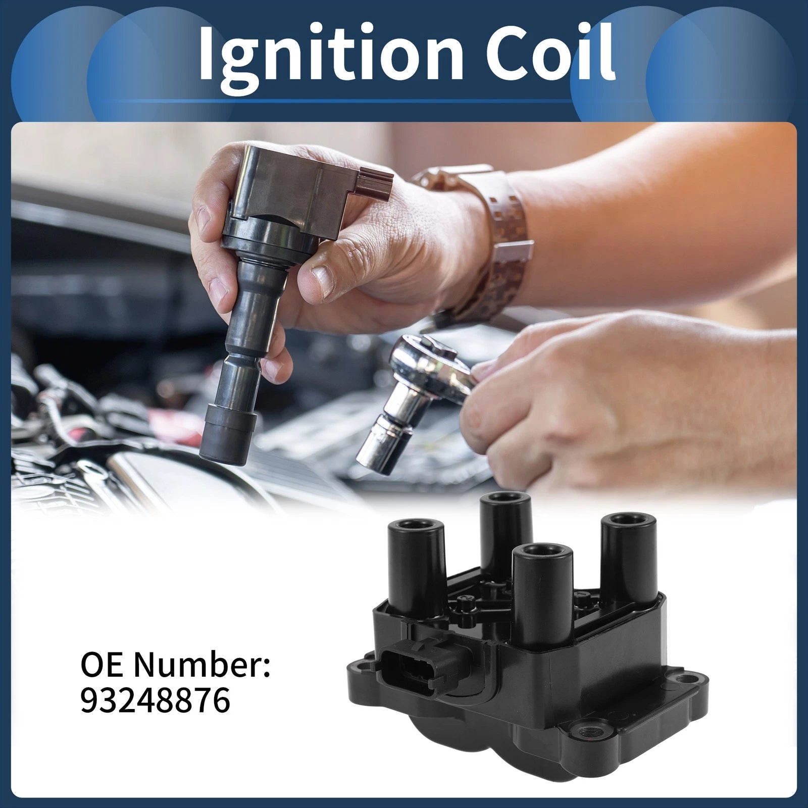 Ignition Coil Pack No. 93248876 for Chevrolet Astra L4 2.0L (2004–2009)