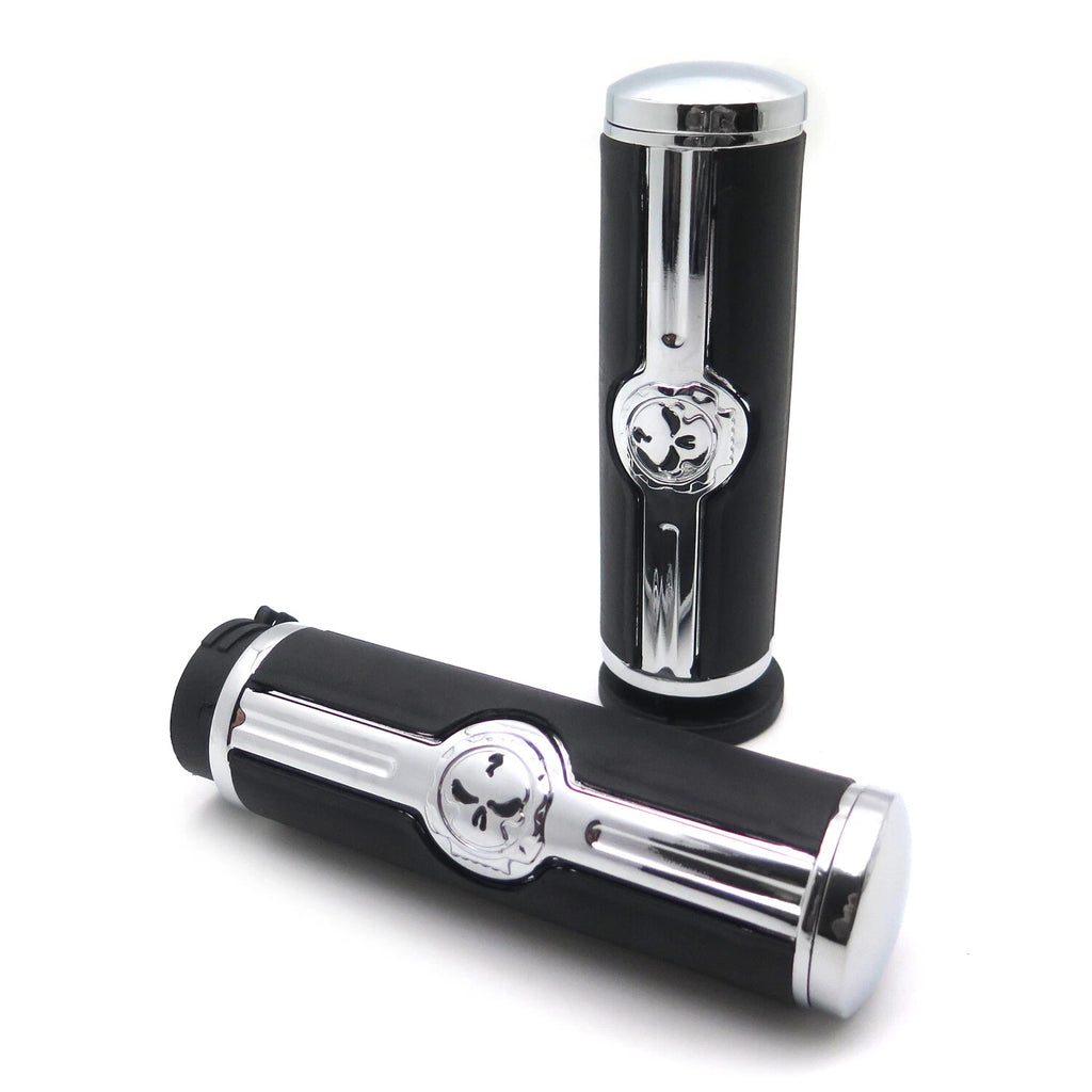Skull Hand Grips for Harley Davidson VRSC XL XR Dyna Softail (1996–Present)