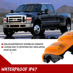 Set of 2 Side Mirror Marker Amber Turn Signal Lights for Ford F250 F350 F450