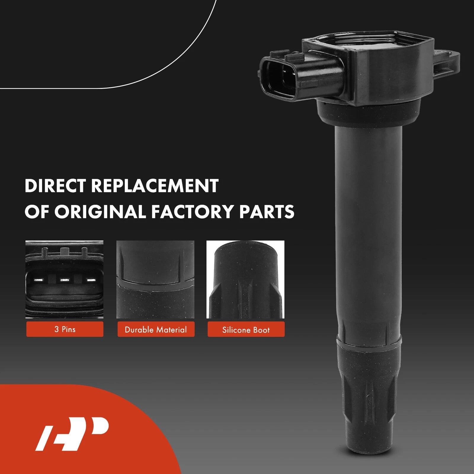 Set of 4 Ignition Coils & Spark Plugs for Mitsubishi RVR