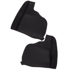 Set of 2 Armrest Upholstery Covers for Honda Odyssey (2011-2017) Black