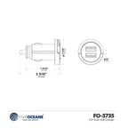 Dual USB Charger Adapter for Universal Vehicles (12V-24V) FO3735