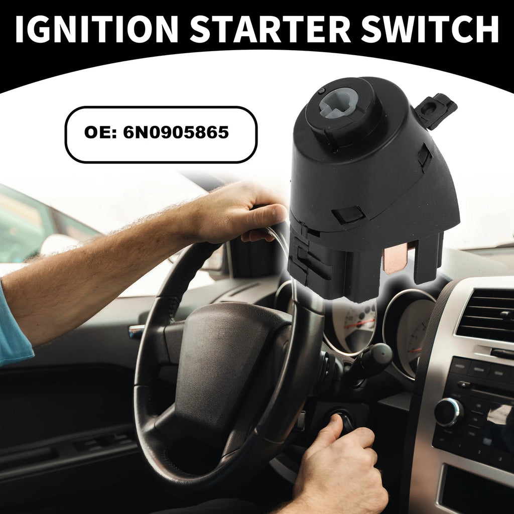 Ignition Starter Switch No.6N0905865 for Volkswagen Cabrio Corrado EuroVan (1995–2005)