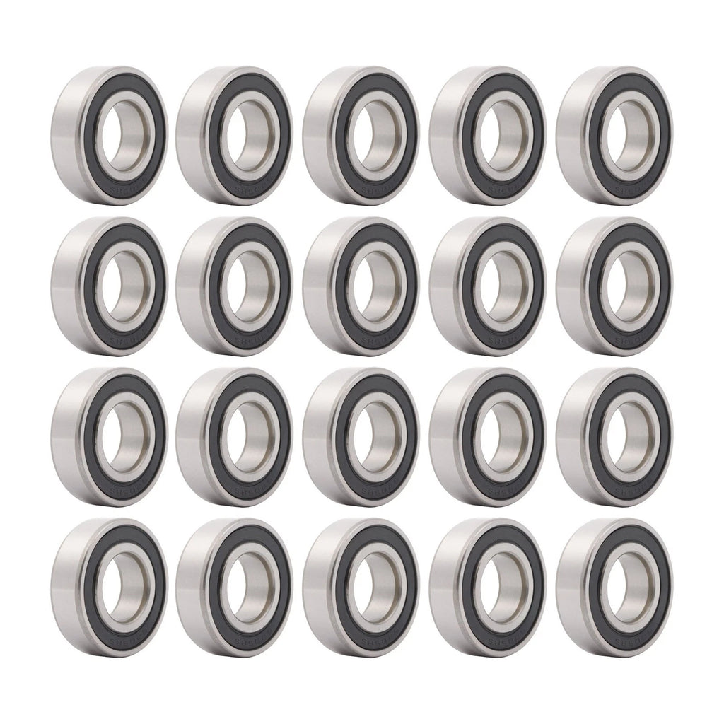 20Pcs Deep Groove Ball Bearings for Various Models (25x52x15mm)