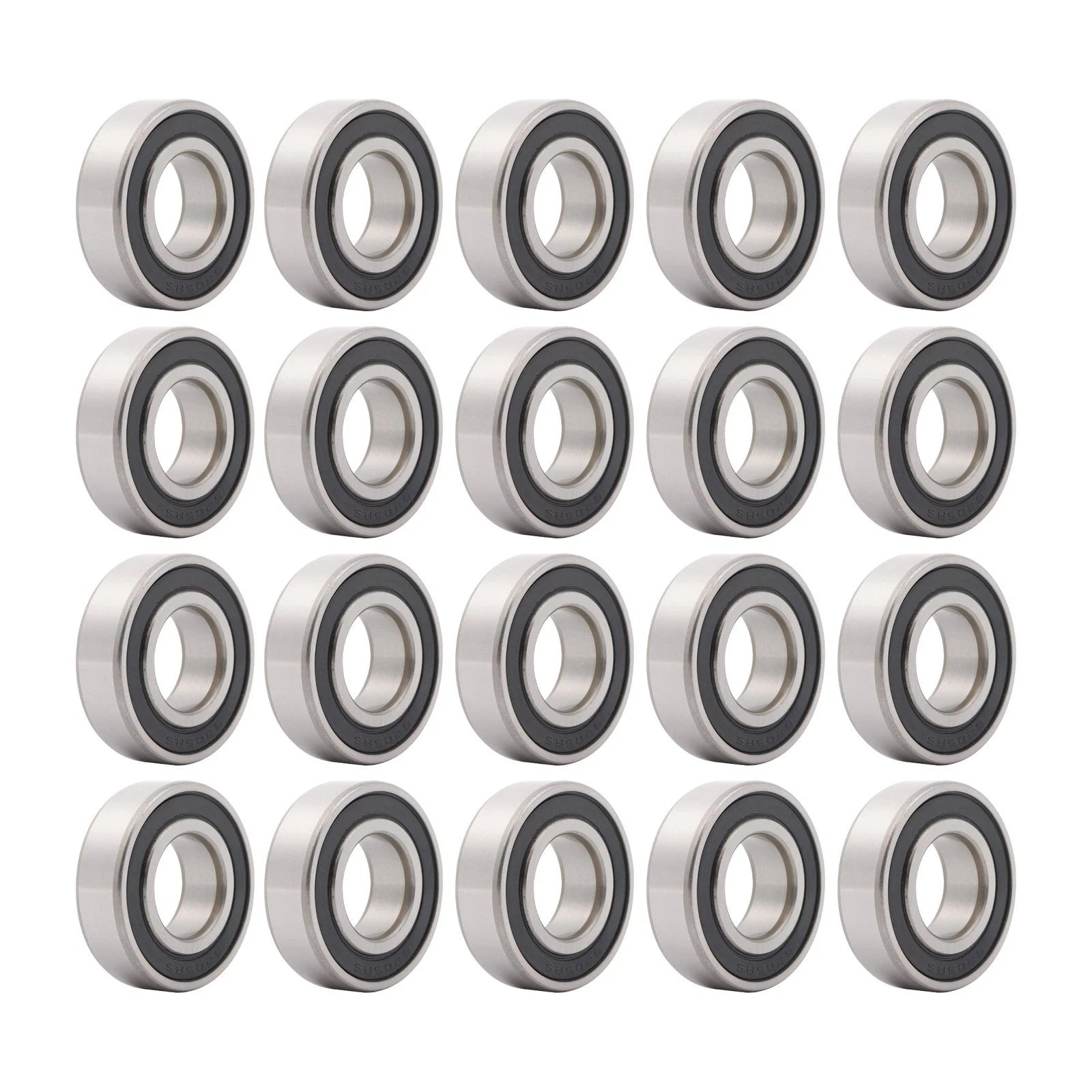 20Pcs Deep Groove Ball Bearings for Various Models (25x52x15mm)