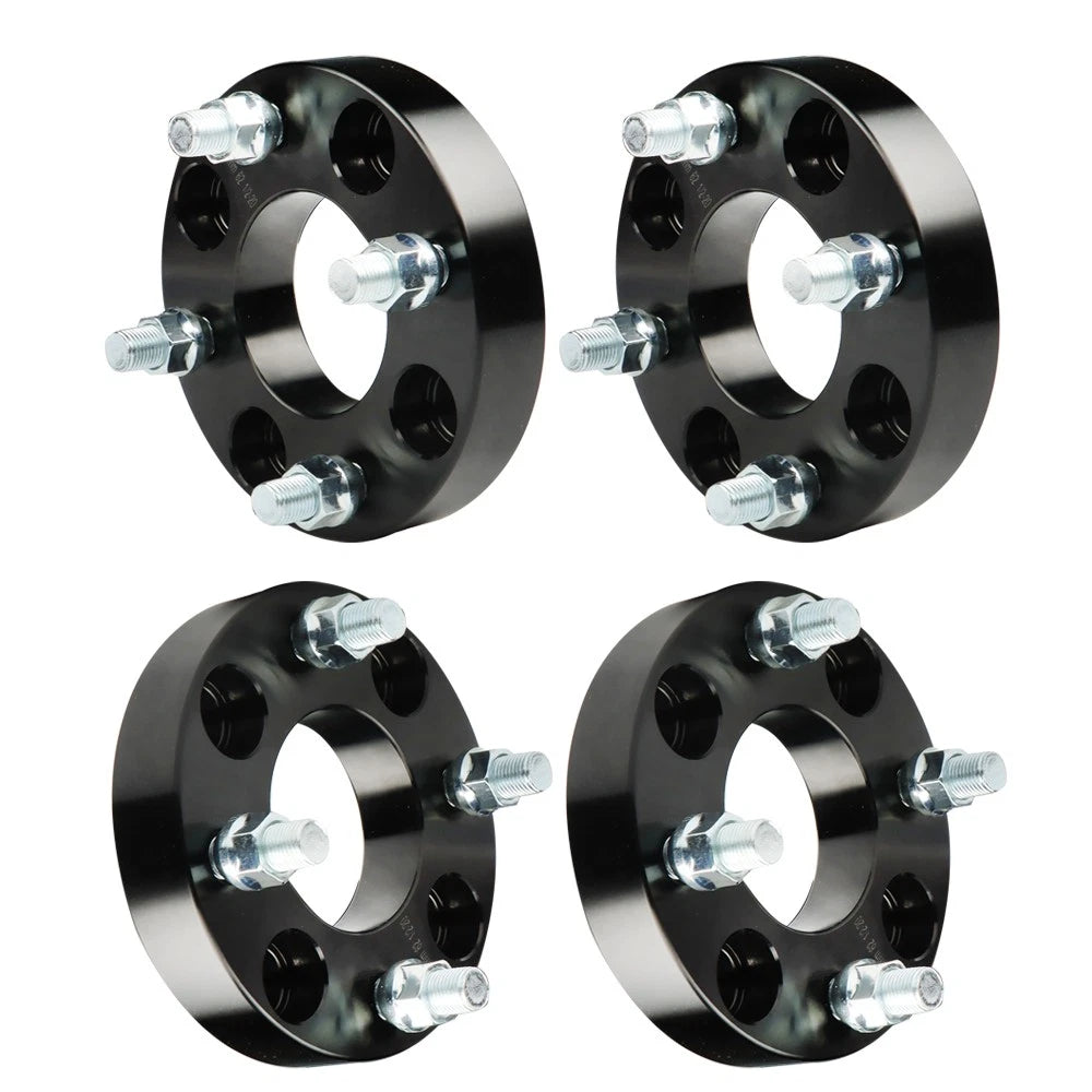 Set of 4 Wheel Spacers for Golf Cart (1/2x20 Studs, 62mm Hub Bore)