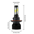 Set of 2 H13 9008 LED Headlight Bulbs for Ford F-150 (2004–2014) 6000K