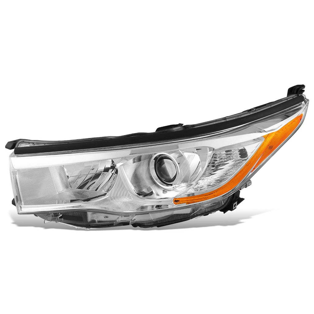 Chrome Housing Amber Corner Headlight Left for Toyota Highlander (2014–2016)