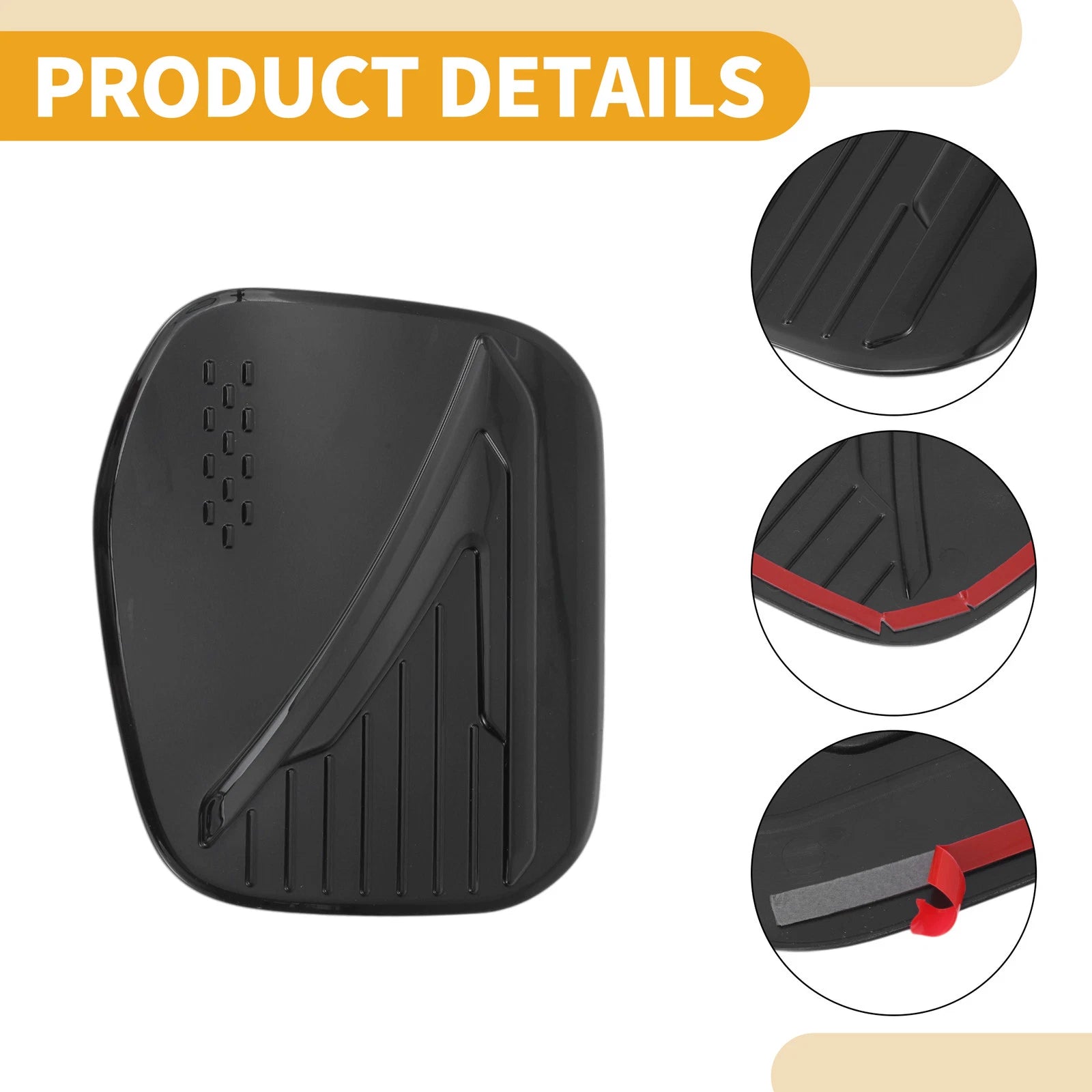 Fuel Tank Door Cap for Toyota Prius (2024–2025) Fuel Filler Flap Cover Black