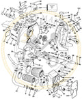 Stern Drive Transom Bellow Seal Kit for OMC (3858631/3854270) w/Gimbal Bearing (3853807)