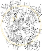 Stern Drive Transom Bellow Seal Kit for OMC (3858631/3854270) w/Gimbal Bearing (3853807)