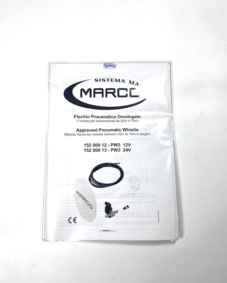 Pneumatic Whistle for Marco 152 000 13 / PW3 (24V)