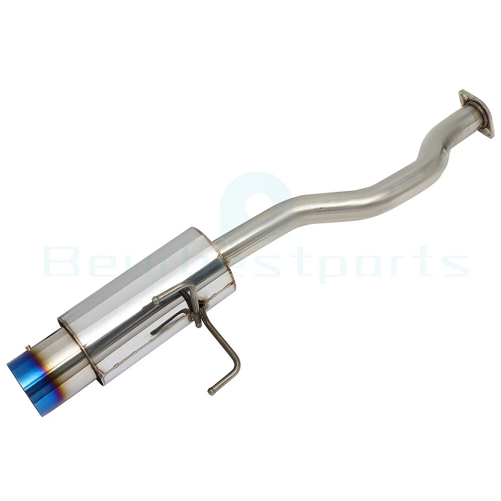 4.5" Burnt Tip Muffler Exhaust for Honda Civic (1992–2000) EG8/EJ1-8