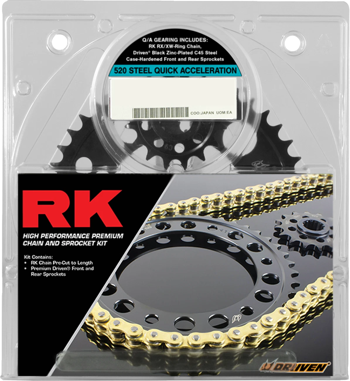 RK Chain and Sprocket Kit for Suzuki GSX-R1000R (2017–2023)