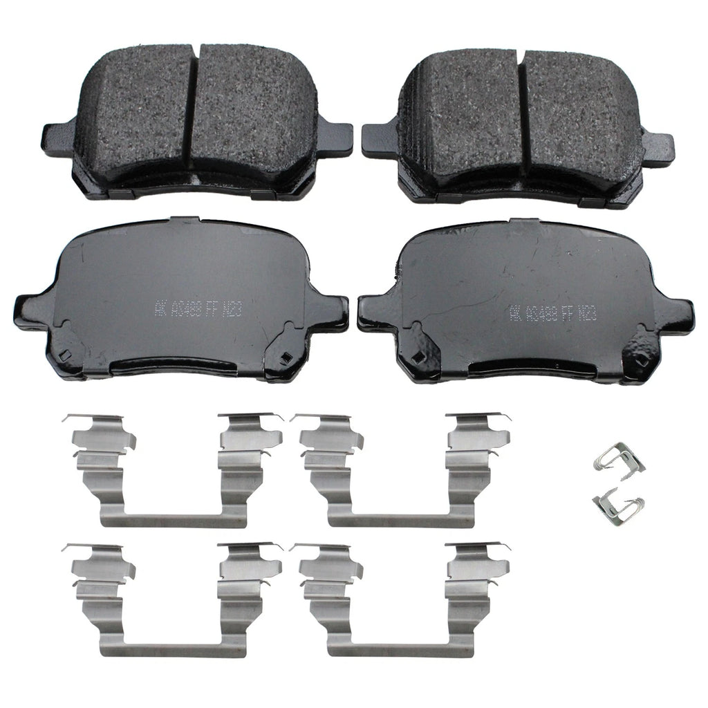 Front Rotors & Akebono ProACT Ceramic Brake Pads Kit for Avalon Camry ES300 (1995–2006)