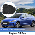 Engine Oil Pan for Hyundai Elantra 2007-2012 Aluminum Alloy Black