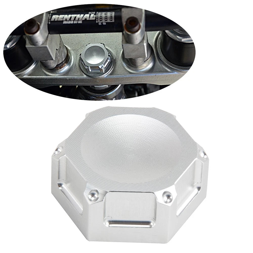 CNC Steering Stem Nut Cap for Suzuki DRZ400 DRZ400E DRZ400S DRZ400SM (2000–2024)