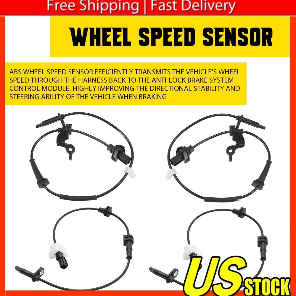 ABS Speed Sensor Set for Honda Accord (2013â2017) Front & Rear