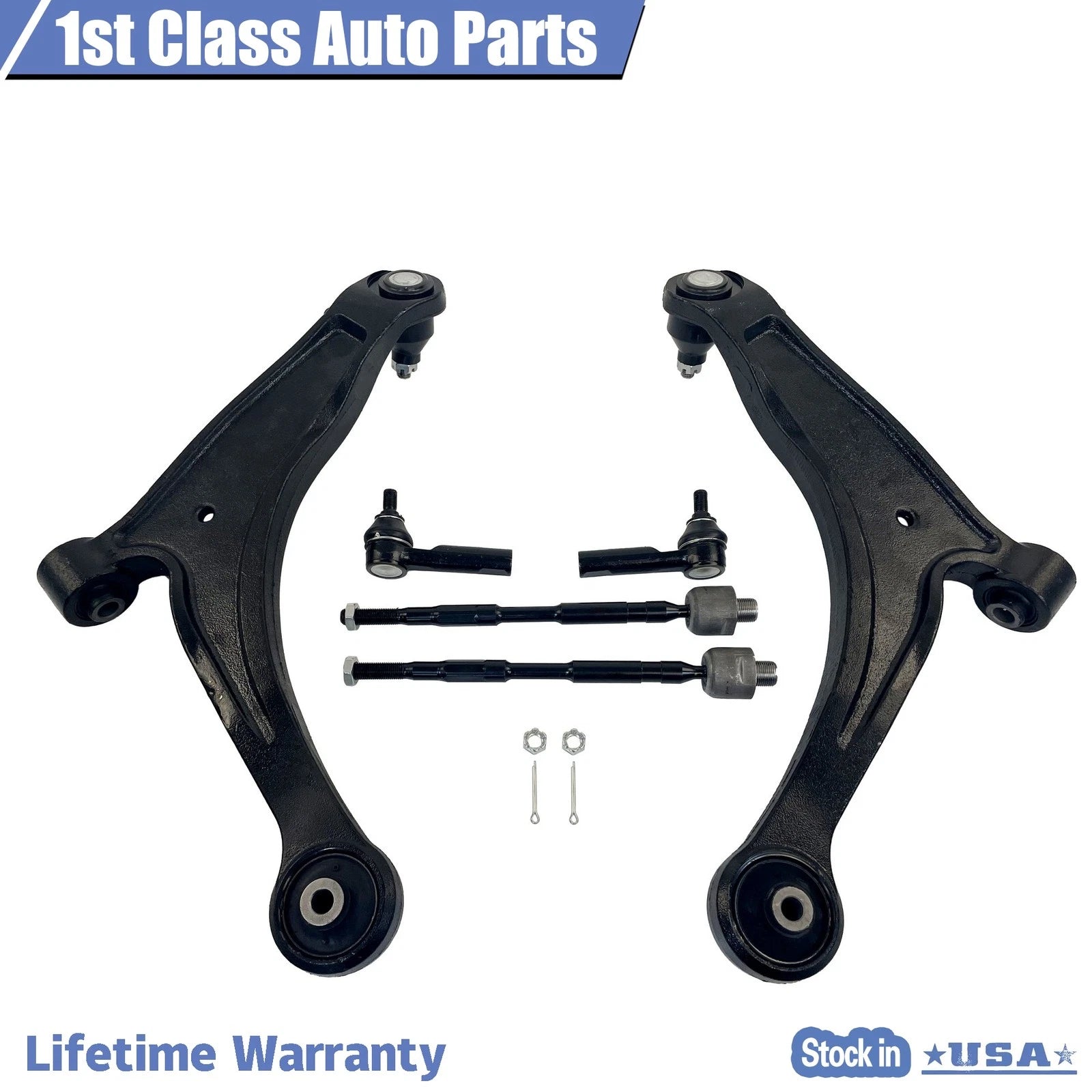 Front Lower Control Arm Ball Joint Tie Rod for Honda Ridgeline (2006–2014)