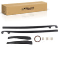 ABS Side Skirt Extension Panel for Chevrolet Corvette (2005–2013) Black