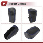 Gear Shift Knob Cover for Honda Inspire (2023) Blue Faux Leather