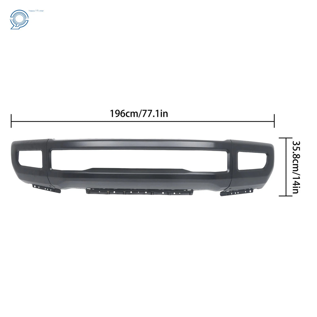 Front Bumper with Fog Lamp Holes for Ford F-250 F-350 (2017–2019)