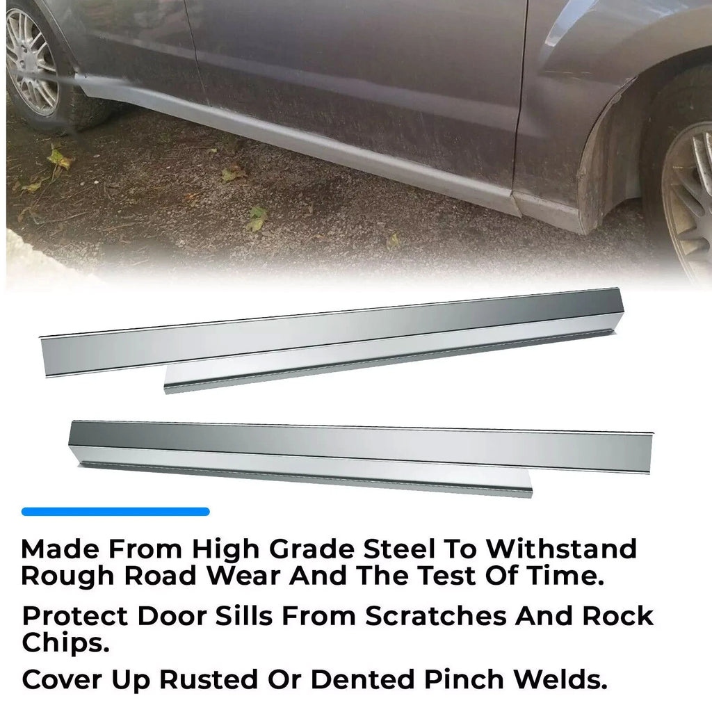 Set of 2 Slip-on Rocker Panels for Ford Focus (2008–2011)