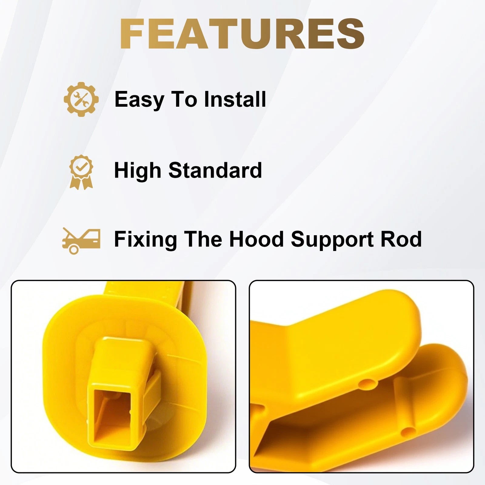 Hood Support Prop Rod Clip for Ford Escape C-Max Focus (2012-2019)