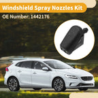 Windshield Washer Nozzle Kit 2X for Ford Fiesta (2001–2007) No. 1442176
