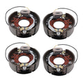 Set of 4 Electric Brake Assemblies for Trailer Axle (12-1/4" x 3-3/8")