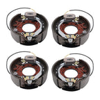 Set of 4 Electric Brake Assemblies for Trailer Axle (12-1/4" x 3-3/8")