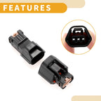 3 Pin Crank Cam Speed Sensor Connector Plug for Mitsubishi Evo, Subaru 