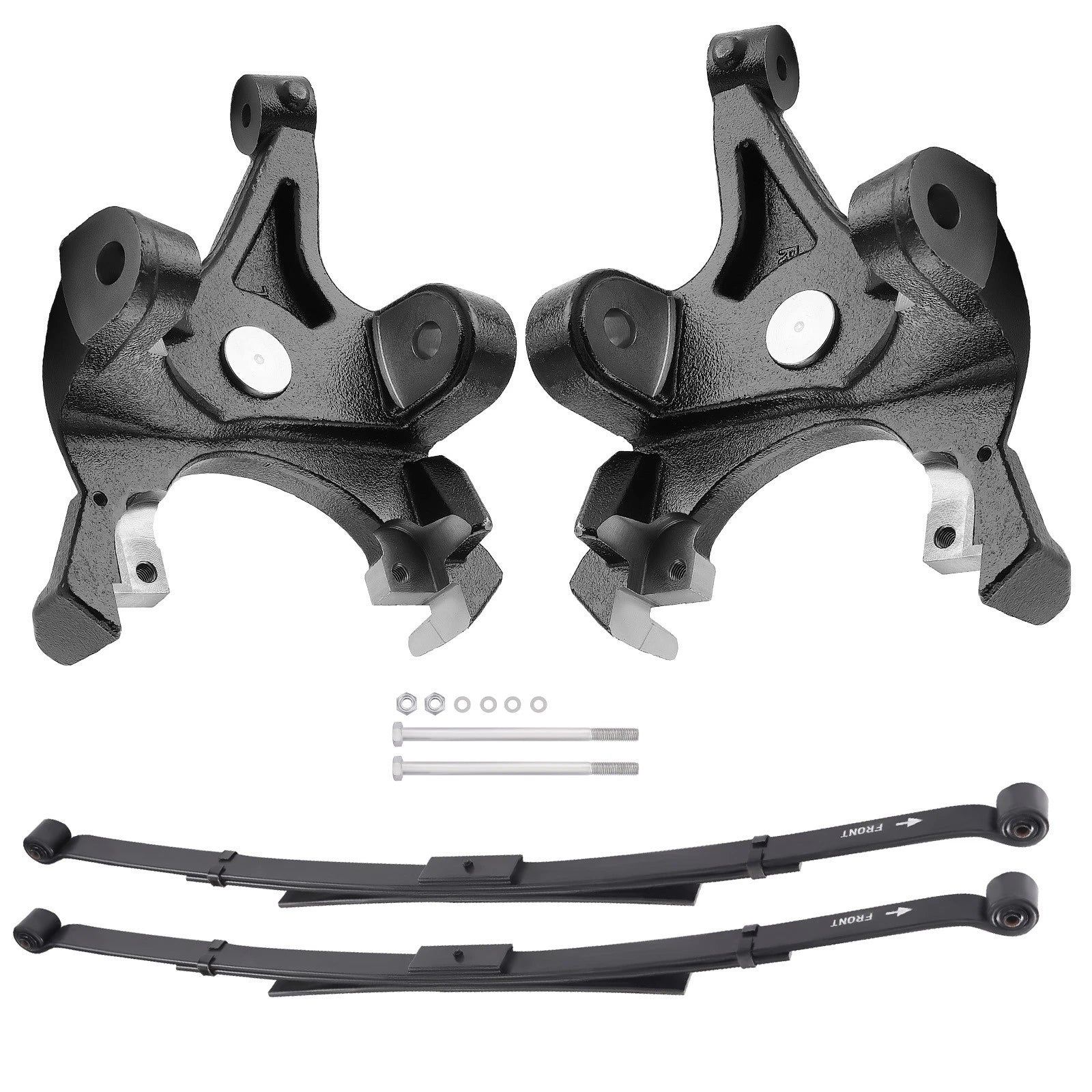 2" Front 4" Rear Lowering Spindles for Chevy GMC C1500 (1988–1998)