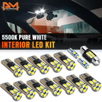 LED Dome Cargo Map Light Bulb Kit 15 Pcs for Toyota Land Cruiser (2011–2021)