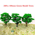 20pcs 3.93" Model Trees for Architecture Sand Table Railroad Scenery