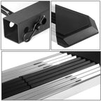 2" Receiver Rear Bumper Guard for Pickup SUV (Chrome, Tow Hitch Steps)