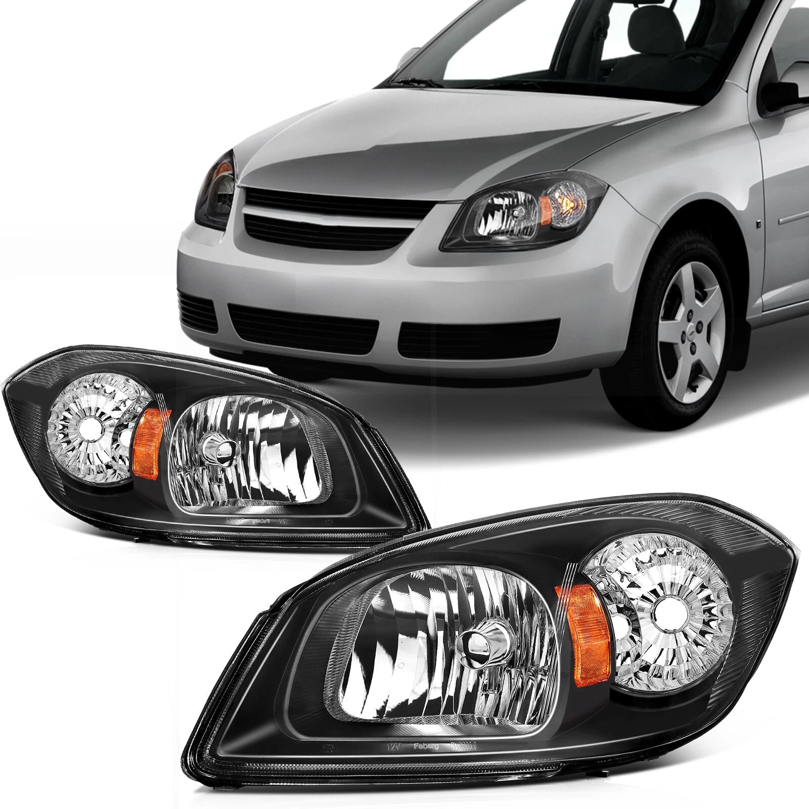 Headlight Assembly for Chevy Cobalt (2005–2010) & Pontiac G5 (2007–2009)