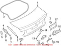 Trunk Lock Actuator Motor for BMW (OEM 51247304559)