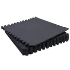 8PC EVA Foam Exercise Tiles Floor Mat for Gym Fitness Yoga (24x24)