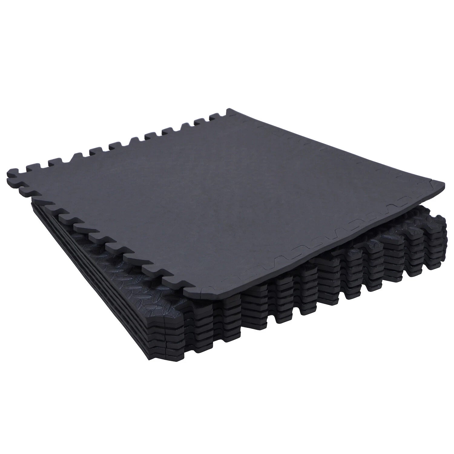 8PC EVA Foam Exercise Tiles Floor Mat for Gym Fitness Yoga (24x24)