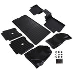 Set of 2 All Weather Black Floor Mats for Ford Bronco 2 Door (2021–2025) TPE Waterproof