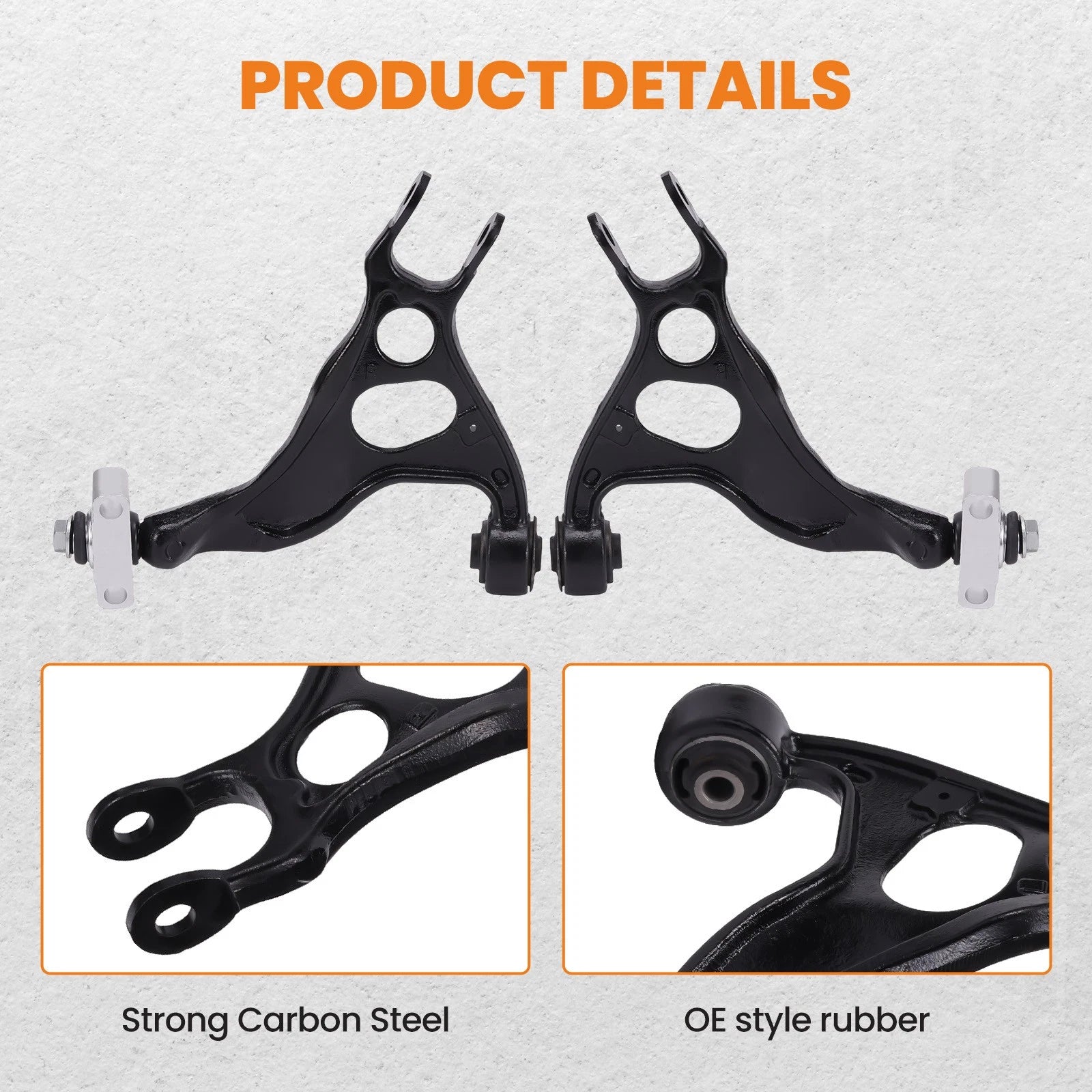 2X Rear Upper Control Arms for Ford Explorer Taurus Flex (2011-2019)